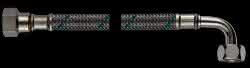 NEOPERL NEOFLEX Panzerschlauch DN8 m. VS IG x IG gebogen, 3/8" x 3/8" 30 cm NEOPERL NEOFLEX Panzerschlauch DN8 m. VS IG x IG gebogen, 3/8" x 3/8" 30 cm