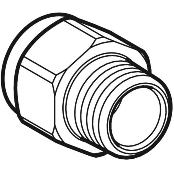 Geberit Übergang mit IG und AG MF Rg G1/2-MF1/2