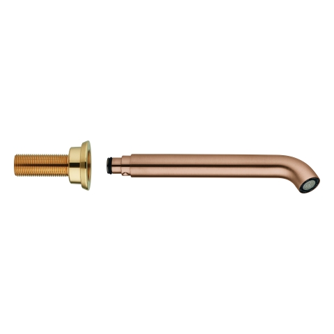GROHE Auslauf 48638 Ausladung 180mm mit Mousseur warm sunset gebürstet GROHE Auslauf 48638 Ausladung 180mm mit Mousseur warm sunset gebürstet