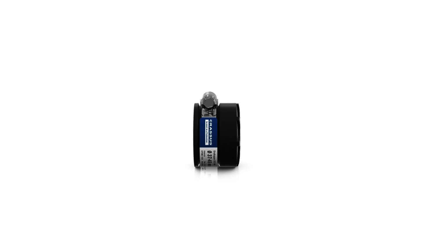 CR Endkappe CEC 045 (37-45mm), 0,6 bar, L: 40mm, EPDM / V2A
