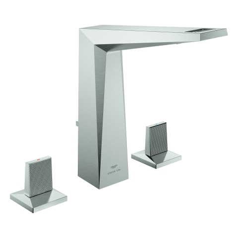 GROHE 3-L-WT-Batt. Allure Bril. PC 20667 Trapezbetätigung Rändel supersteel