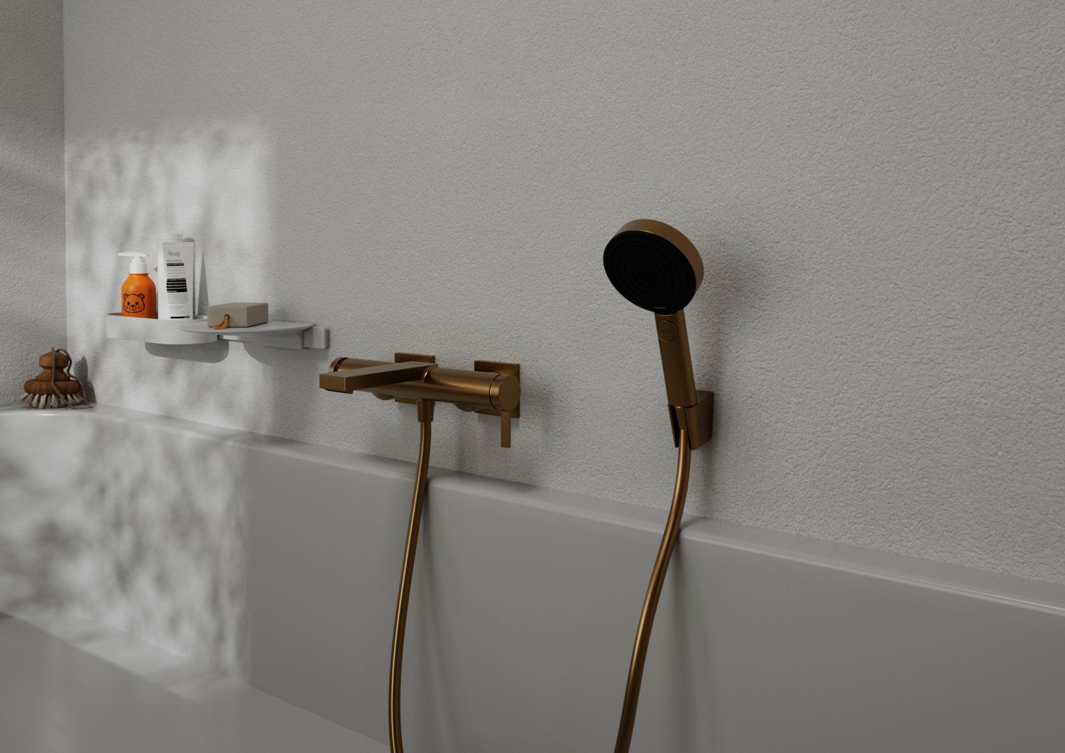 Hansgrohe Wannenmischer Aufputz Tecturis E BBR
