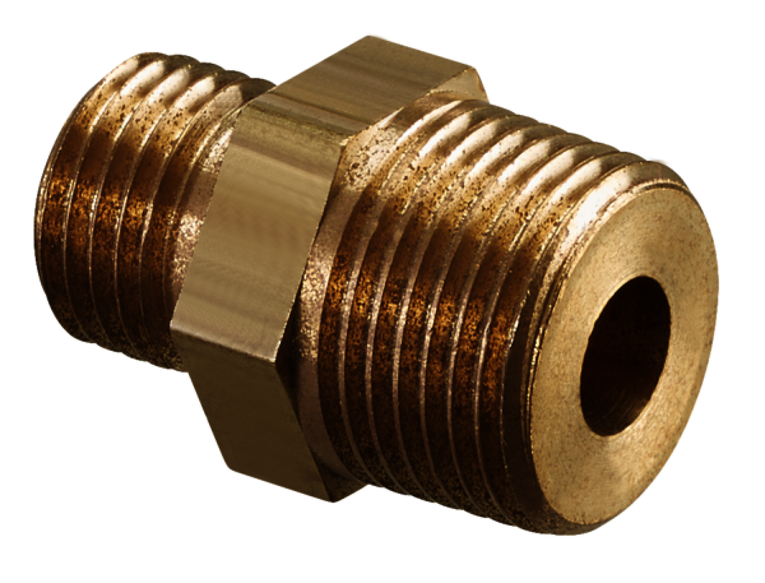 OVENTROP-Doppelnippel "Ofix-Oil" 1/2"AG Innenkonus x 1/2"AG
