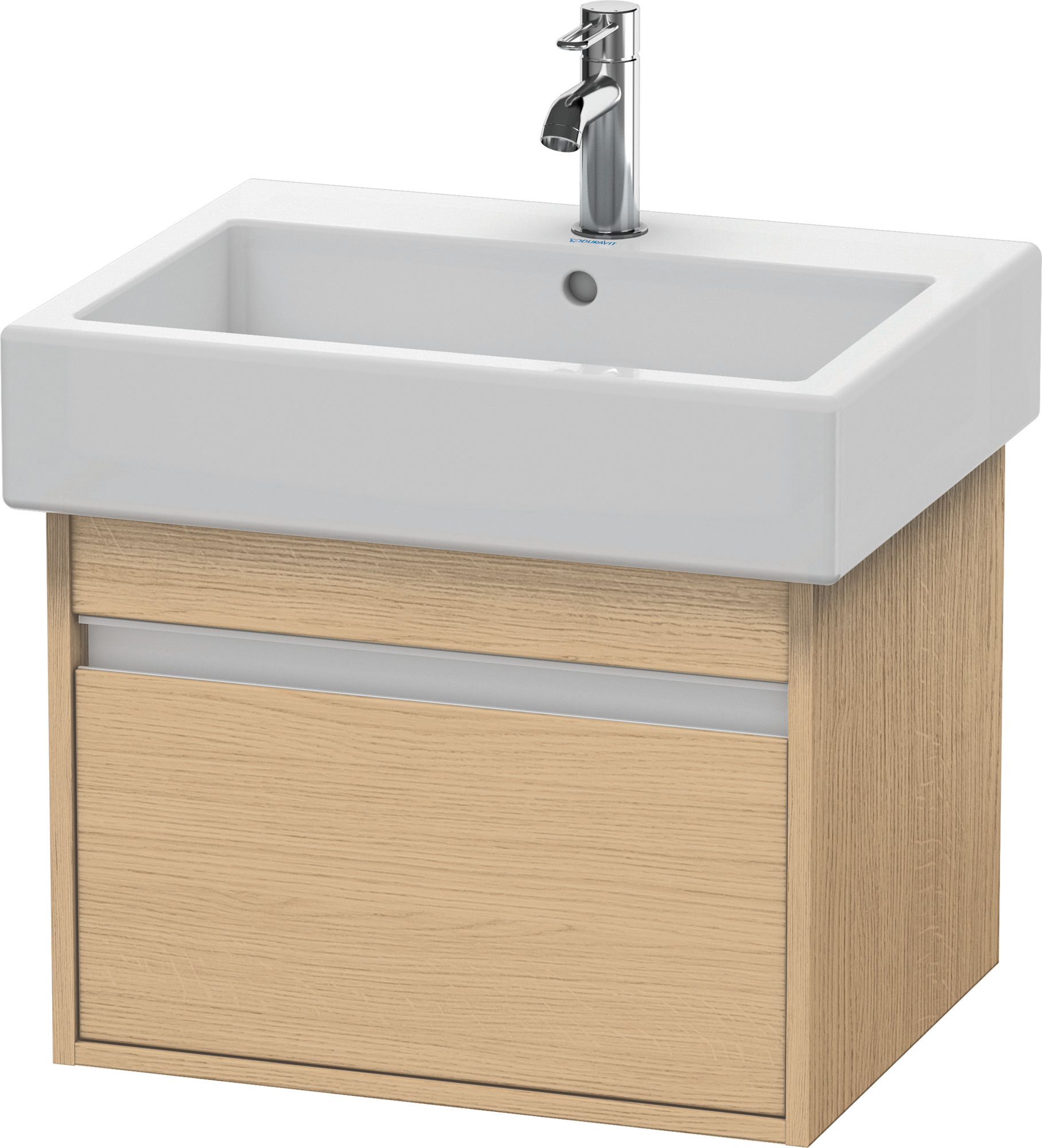 Duravit WTU wandhängend Ketho 440x550x410mm 1 Auszug, für 045460, Eiche Natur