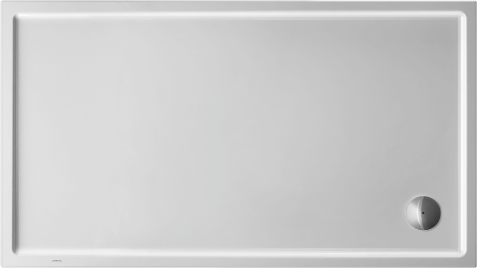 Duravit Starck Slimline Duschwanne, Rechteckig, 1600x900x60 mm, Weiß, Sanitä