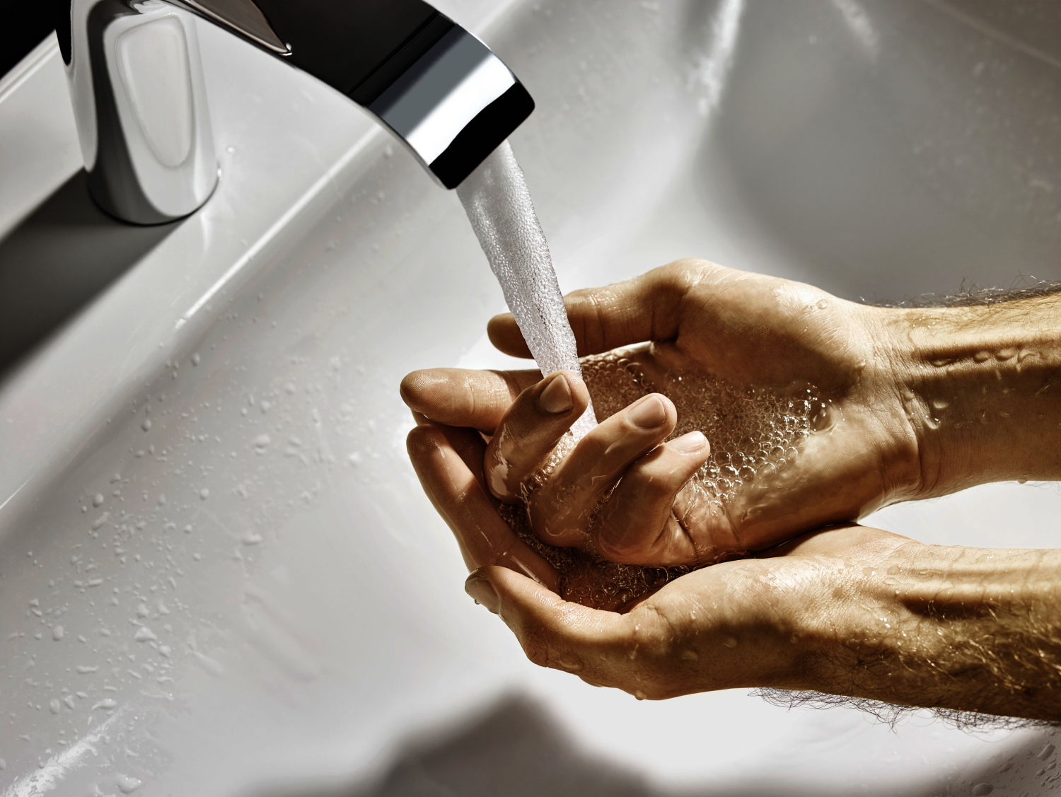 Hansgrohe Waschtischmischer 110 Vivenis mit Zugstangen-Ablaufgarnitur chrom