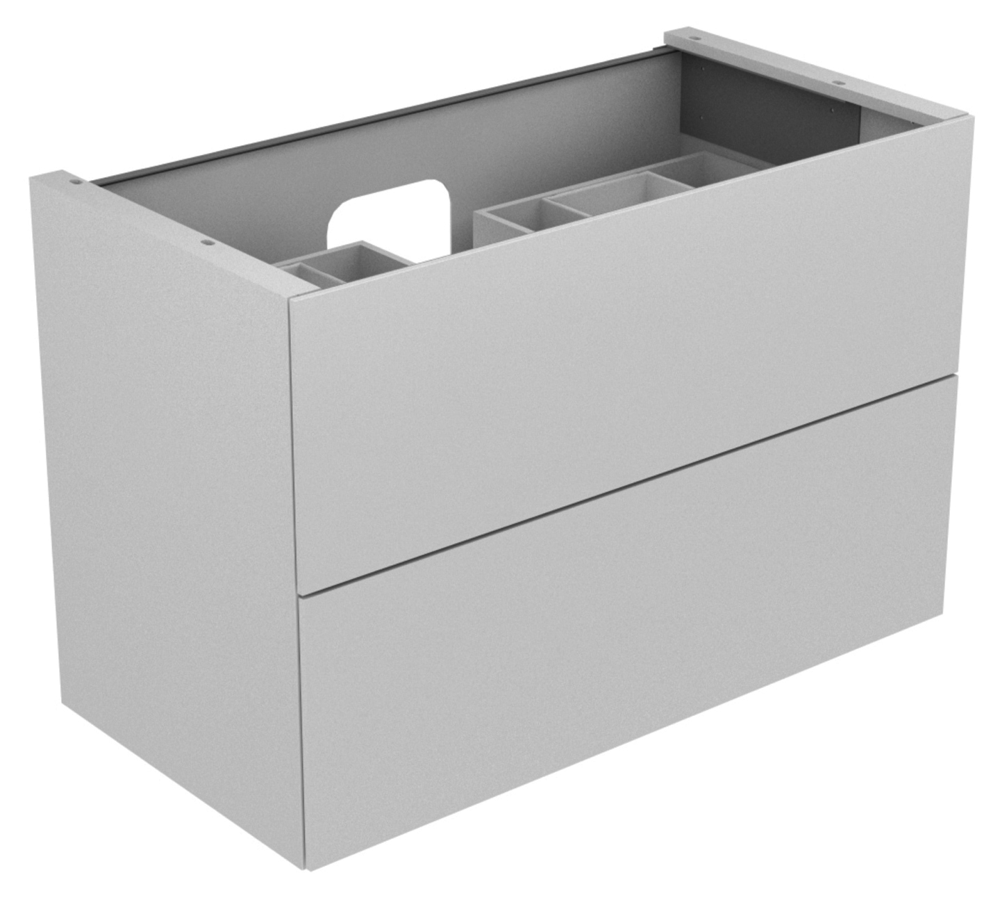KEUCO WTU Edition 11 31352, 2 Auszüge, cashmere/Glas cashmere satiniert