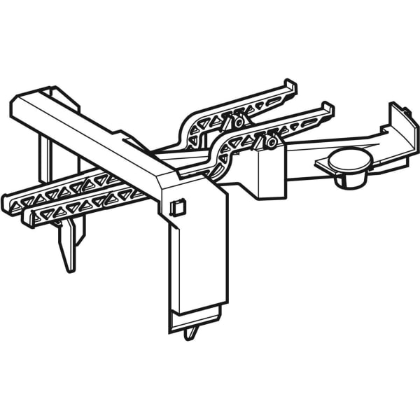 Geberit Konsole mit Betätigungshebel zu AP140 2-Mengen-Spülung