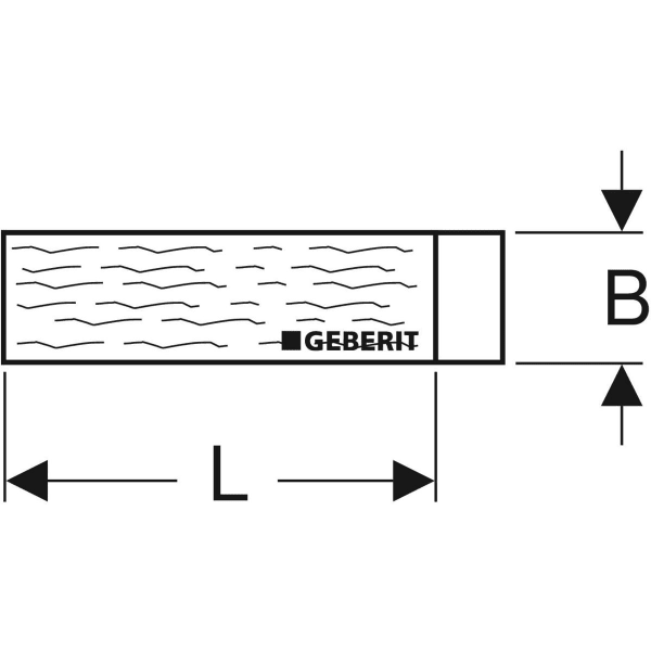 Geberit Schachtschott Typ Quattro d135