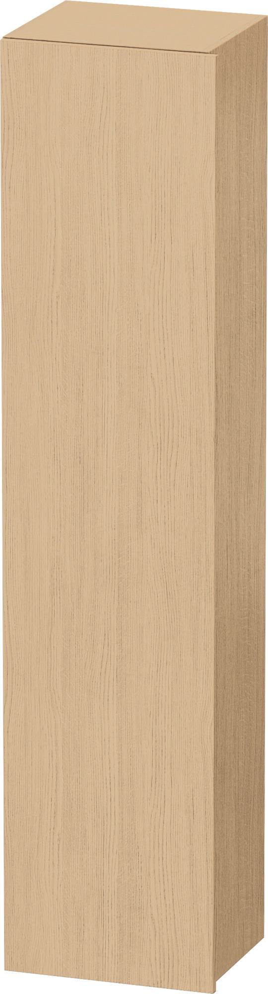Duravit Hochschrank DuraStyle,360x400x1800mm, 1Tür,TA links, Eiche Natur