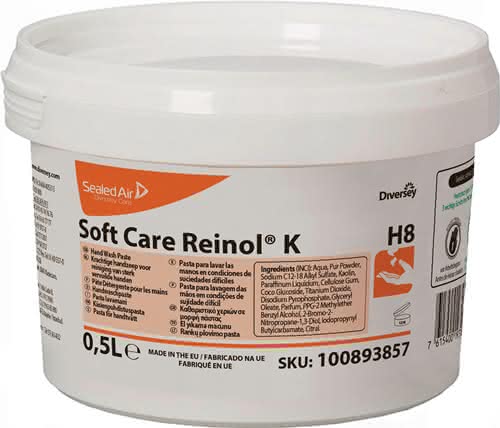 Handwaschpaste Soft Care REINOL K 500ml frei v.hautaggressiven Bestandteilen Handwaschpaste Soft Care REINOL K 500ml frei v.hautaggressiven Bestandteilen