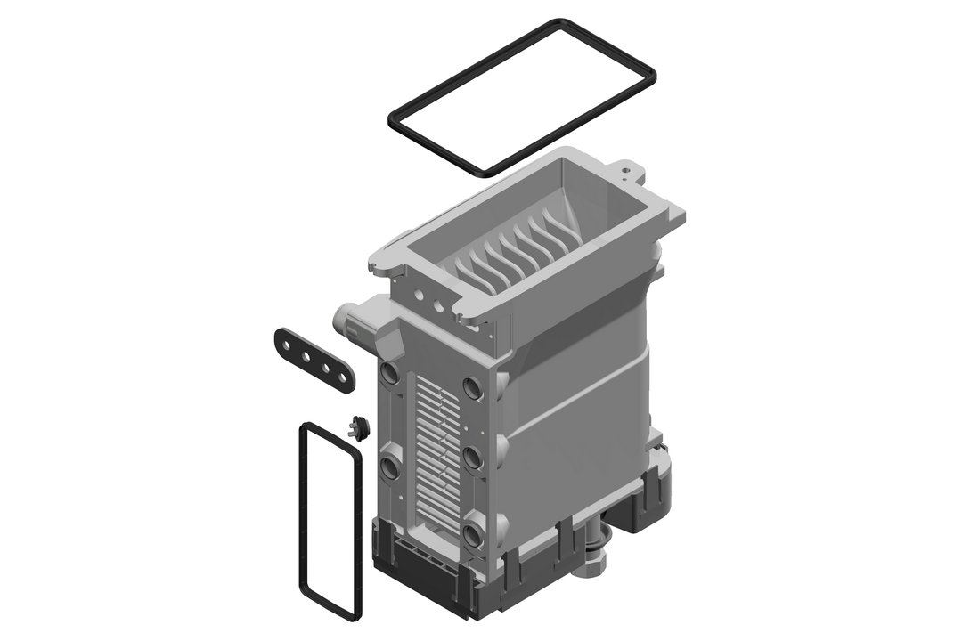 BOSCH Ersatzteil TTNR: 8737708009 Wärmetauscher basic block