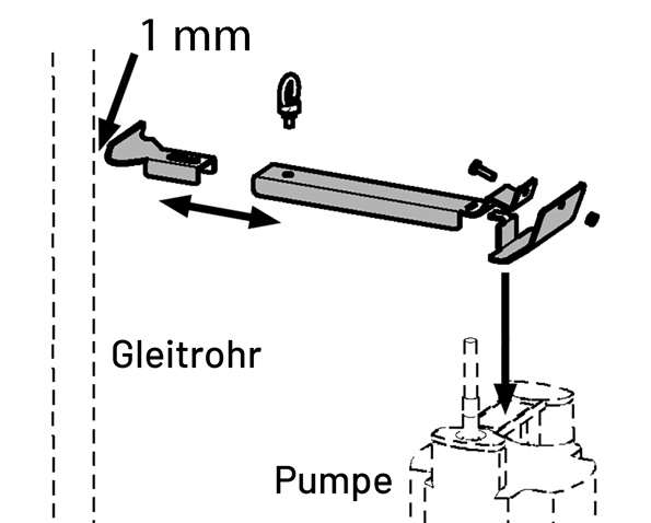 JP M-ZUBEHÖR SICHERUNGSHEBEL UV 600