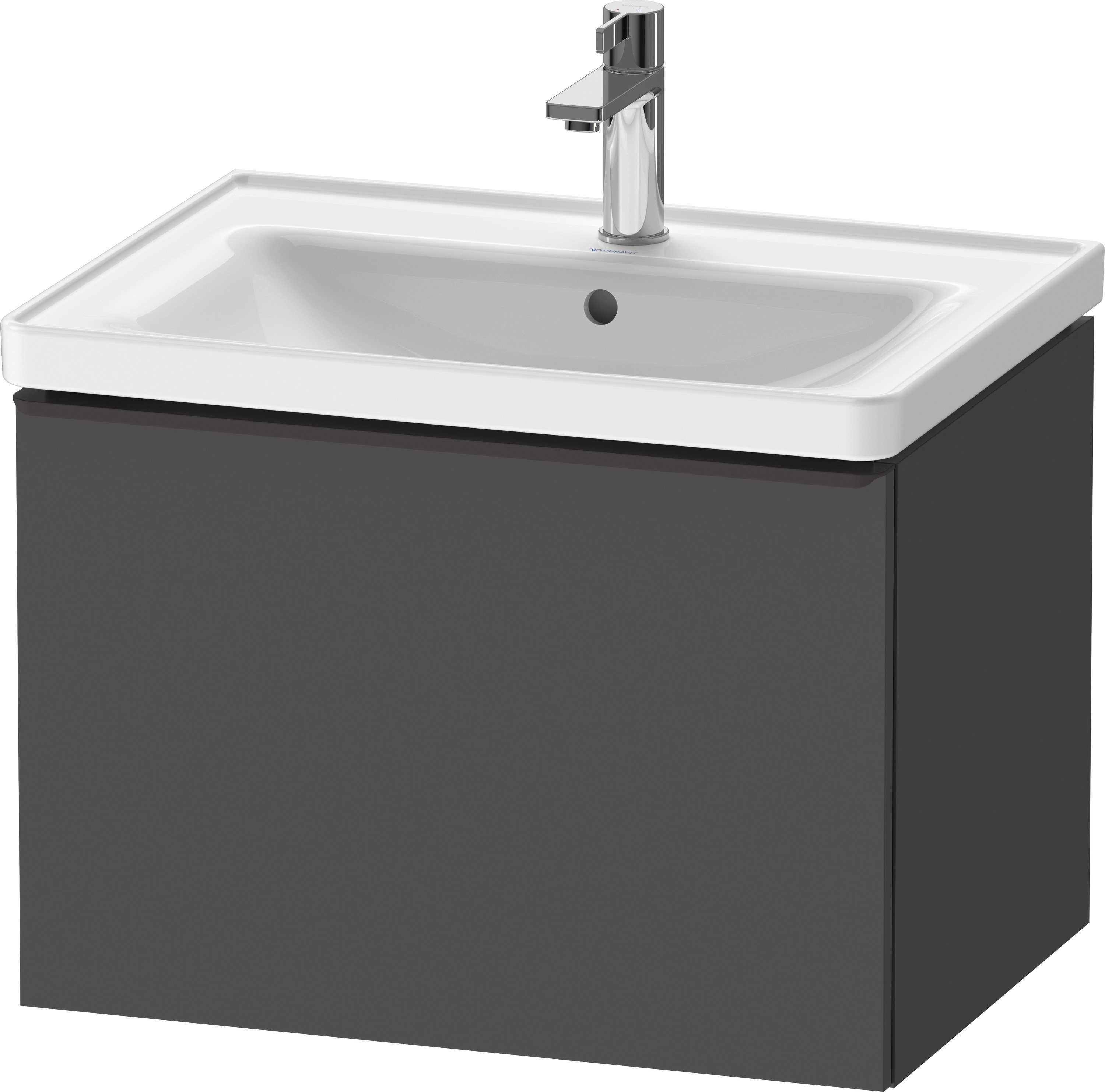 Duravit D-Neo WTU,Wdh,Ausz:1,Gr:Diamant Schw. 634x452x440mm,Graphit Matt, Dekor