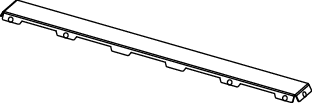 TECE Ersatzt. Trägerblech TECEdrainline für Naturstein-Duschrinne 651200