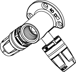 TECElogo-Push Doppelwandscheibe Dim. 16 x Rp 1/2" x 16, Siliziumbronze