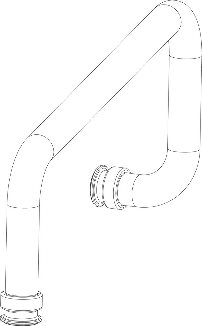 BOSCH Ersatzteil TTNR: 87186661140 Rohr 2 RL unten