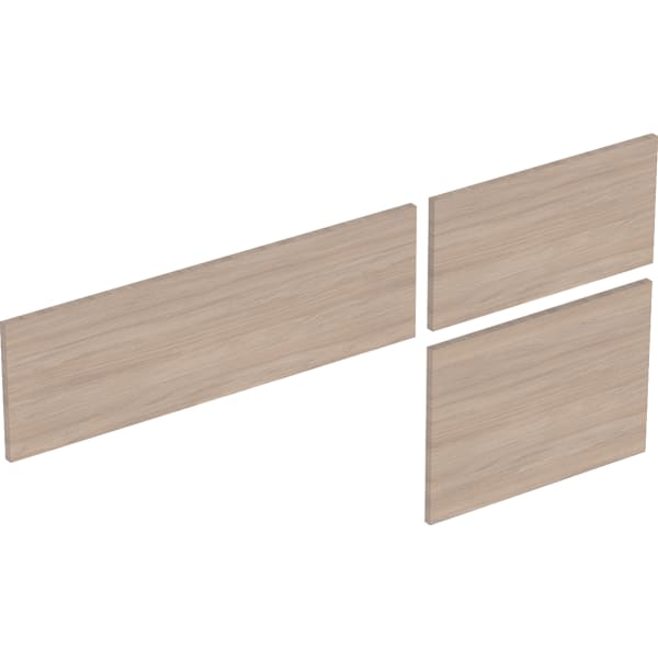 Geberit VariForm Set Schubl.-Front für US für WT, mit 3 Schubl. B=120cm, Eiche