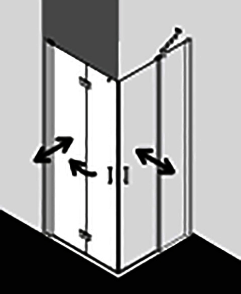 KR Kermi Eck-Halbt. re Diga 2CR 0800x 2000 BV: 780-800 SIHG ESG klar