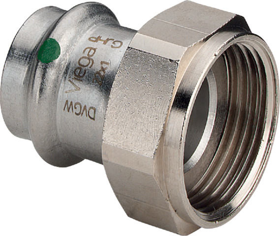 Viega Verschraubung mit SC Sanpress Inox 2363 in 28mm x G1 1/4 Edelstahl