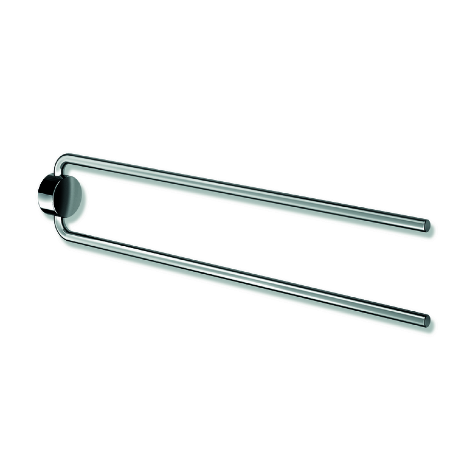 HEWI HH Sys 815 zweiarmig, 425mm, schwenkbar, Chrom, Klebebefestigung