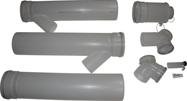 Wolf Grundbausatz DN160/250 - Reihe raumluftabhängig, für MGK-2 170-250