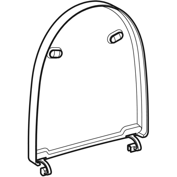 Geberit WC-Deckel f. Geberit AquaClean Mera weiß-alpin Geberit WC-Deckel f. Geberit AquaClean Mera weiß-alpin