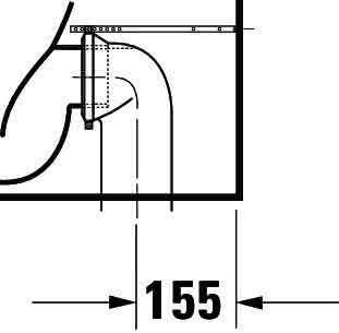 DU SWC Kombi D-Neo 650mmm, Weiß rimless, f.SPK, TS, Abgang Vario