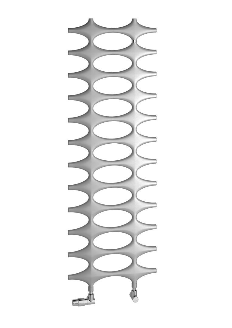 Kermi Ideos BH 1526x35x758mm QN772, glanzsilber-metallic