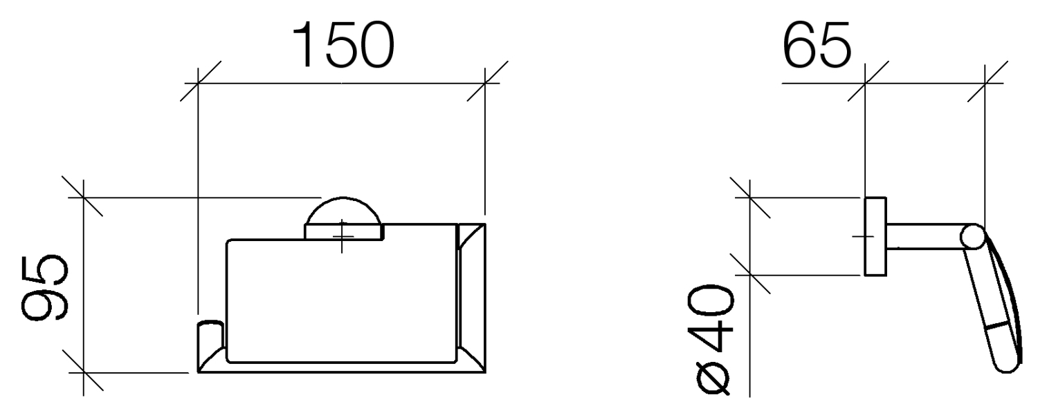 DO Papierrollenhalter mit Deckel SERIENSPEZIFISCH 83510979 Chrom