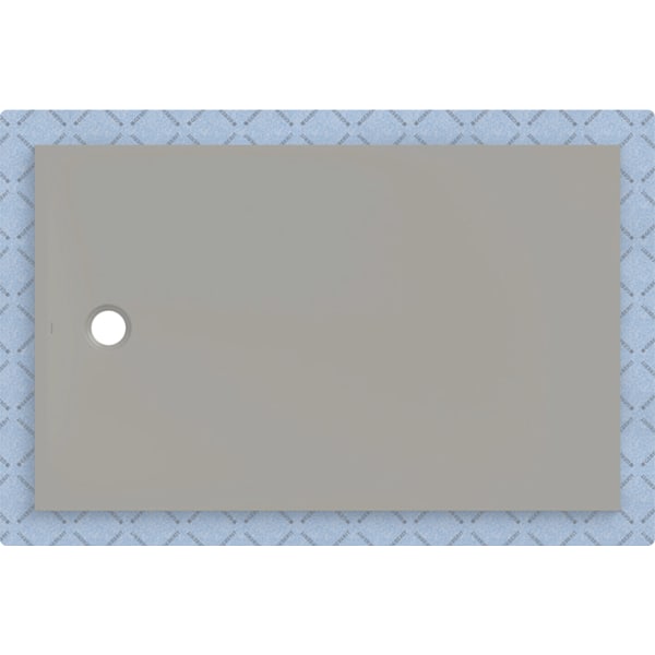 Geberit CleanFloor30 Duschfläche 160 x 100 cm integriert, mit Dichtvlies, grau matt