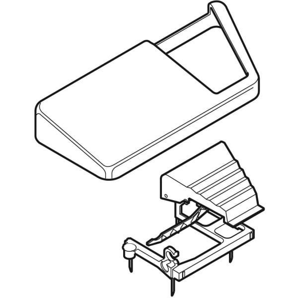 Geberit Spülkastendeckel manhattan zu Geberit AP-Spk AP130