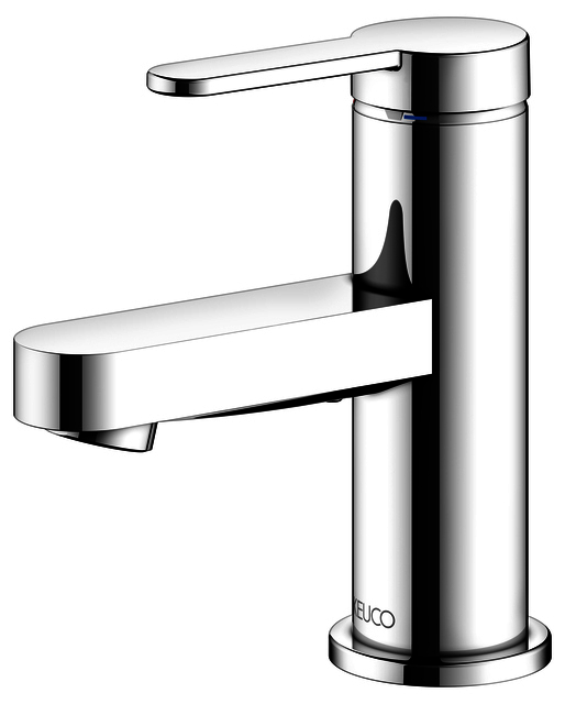 KEUCO EHM-WT-Mischer 60 IXMO 59504 o.Zug.-Ablgrt. Flat, Rosette r/e verchr.