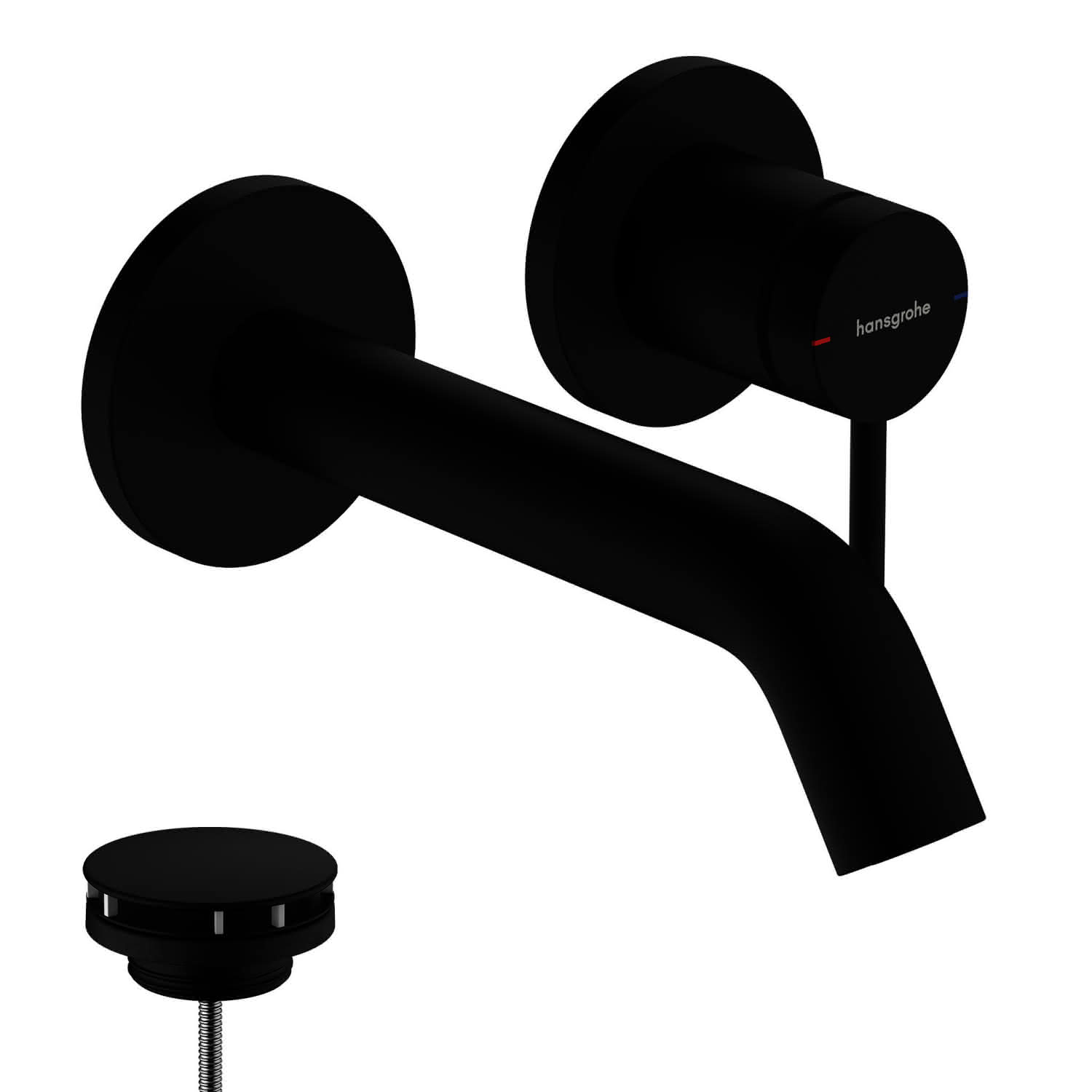 Hansgrohe 2-Loch Waschtischmischer Unterputz Tecturis S F-Set 165 mm Auslauf MSW