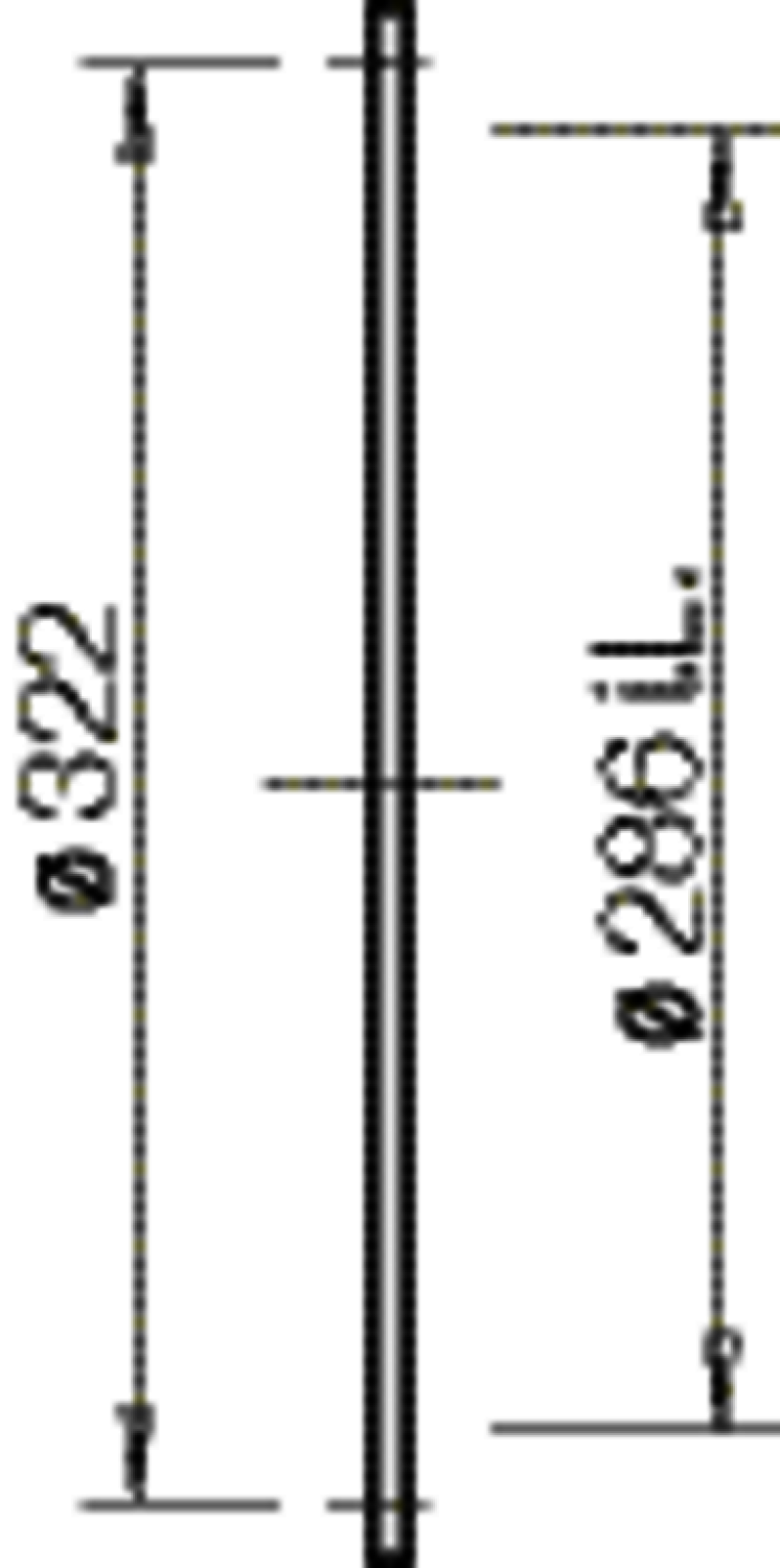 Helios FF 280 Flachflansch