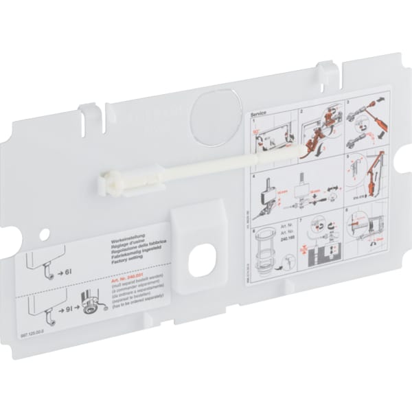 Geberit Schutzplatte zu UP-SPK ab Modell 1988 Geberit Schutzplatte zu UP-SPK ab Modell 1988