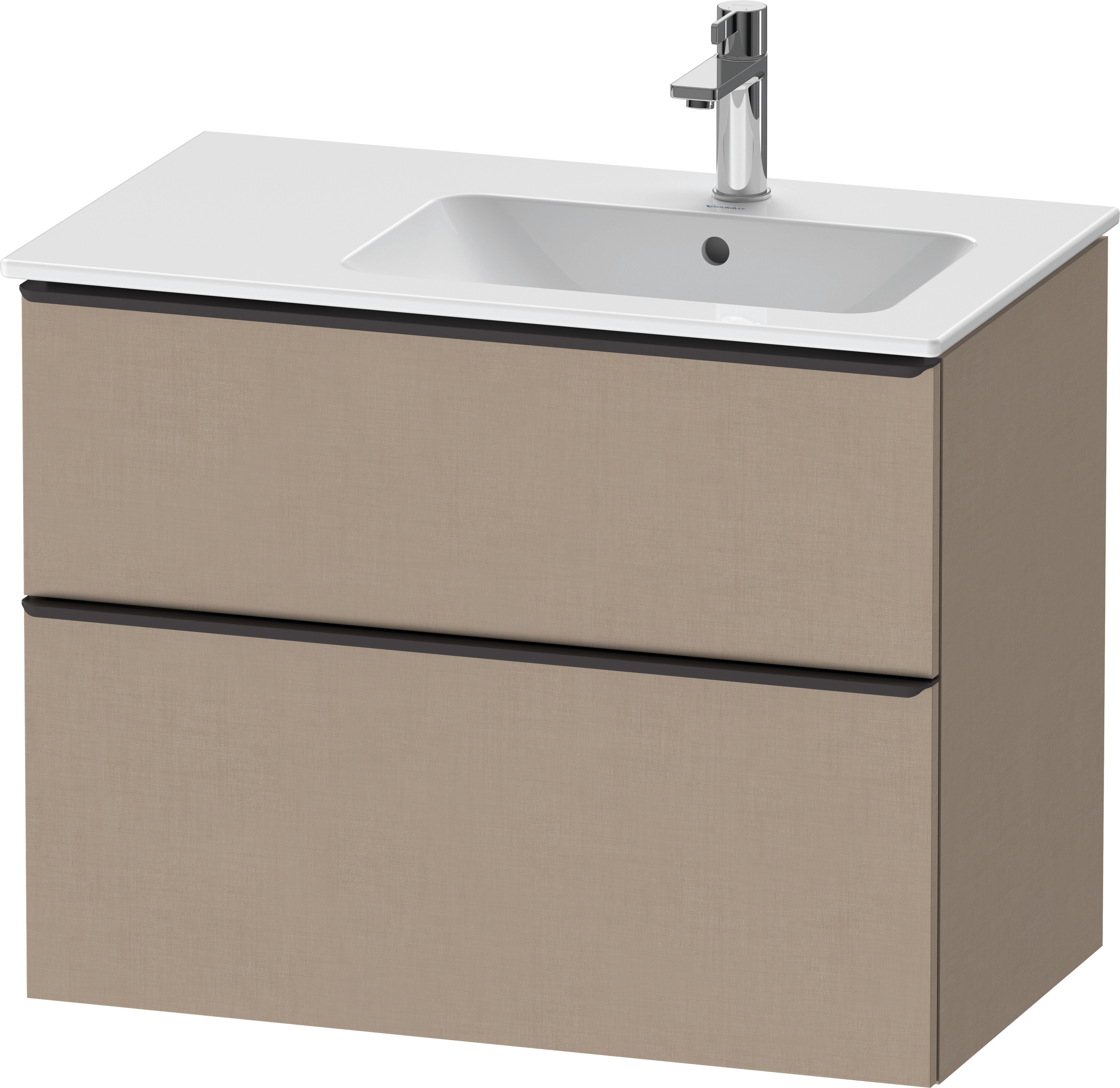 Duravit D-Neo WTU,Ausz:1,Schubk:1,GR:Dia.Schw 810x462x625mm,Wandh, Leinen Matt, Dekor