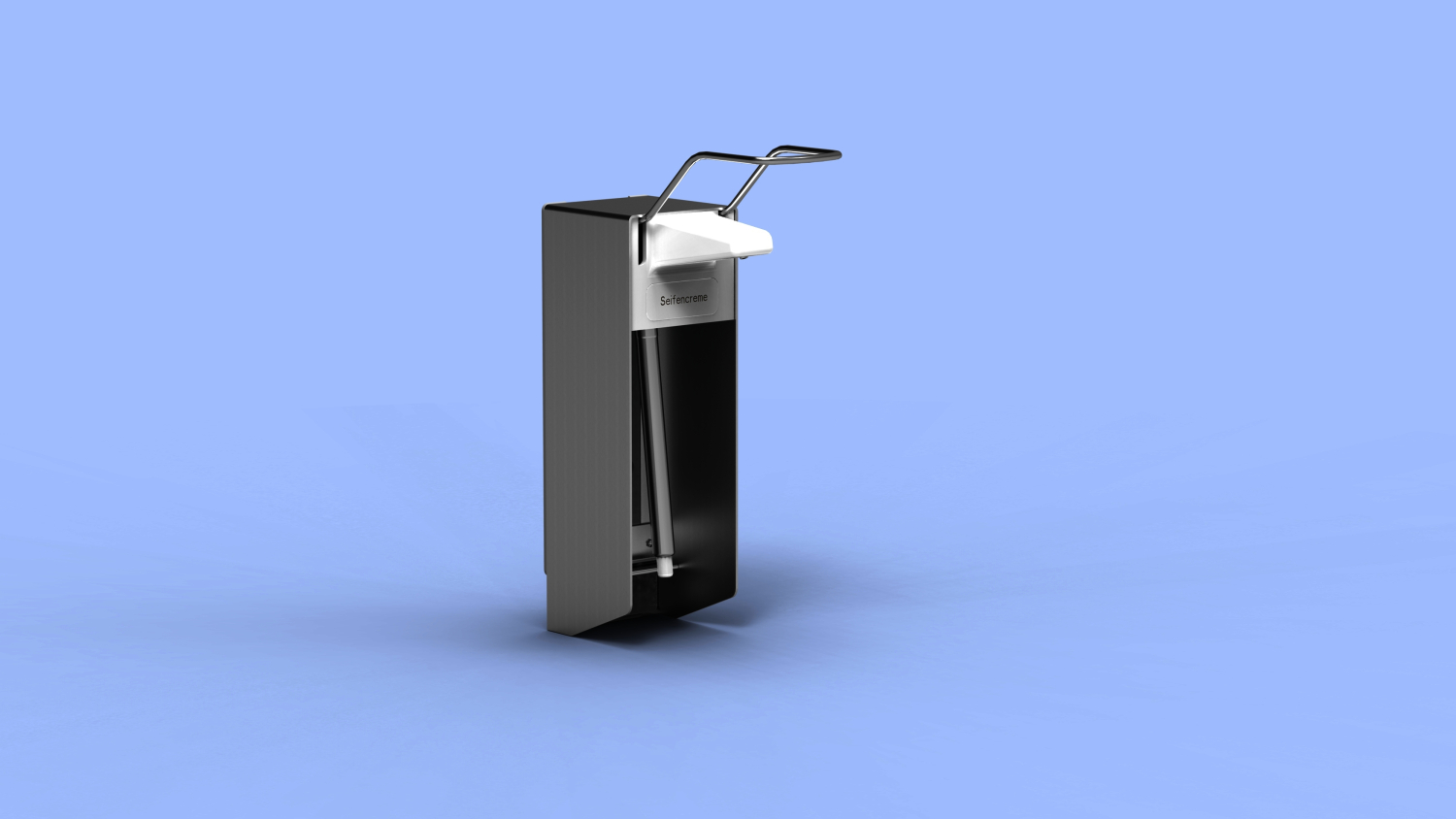CWS Universalspender 1000 Aluminium elox Edelstahlpumpe, gerades Ansaugrohr CWS Universalspender 1000 Aluminium elox Edelstahlpumpe, gerades Ansaugrohr