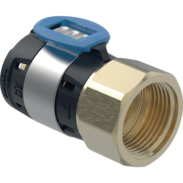 Geberit FlowFit Übergang mit Innengewinde SiBr d16-Rp3/8 Geberit FlowFit Übergang mit Innengewinde SiBr d16-Rp3/8