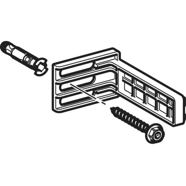Geberit Befestigungswinkel 12 cm, für UP-SPK