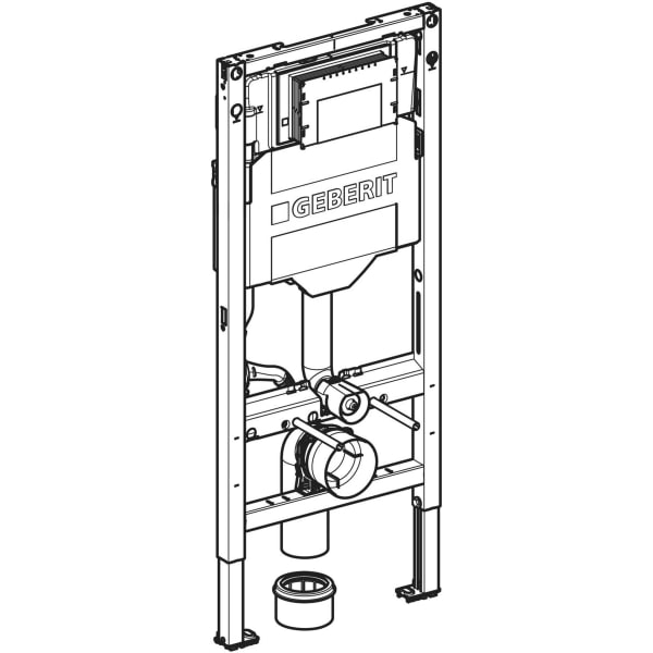 Geberit Duofix Element für Wand-WC, Höhe 112 cm, mit SIGMA Unterputz-Spülkasten - 111300006