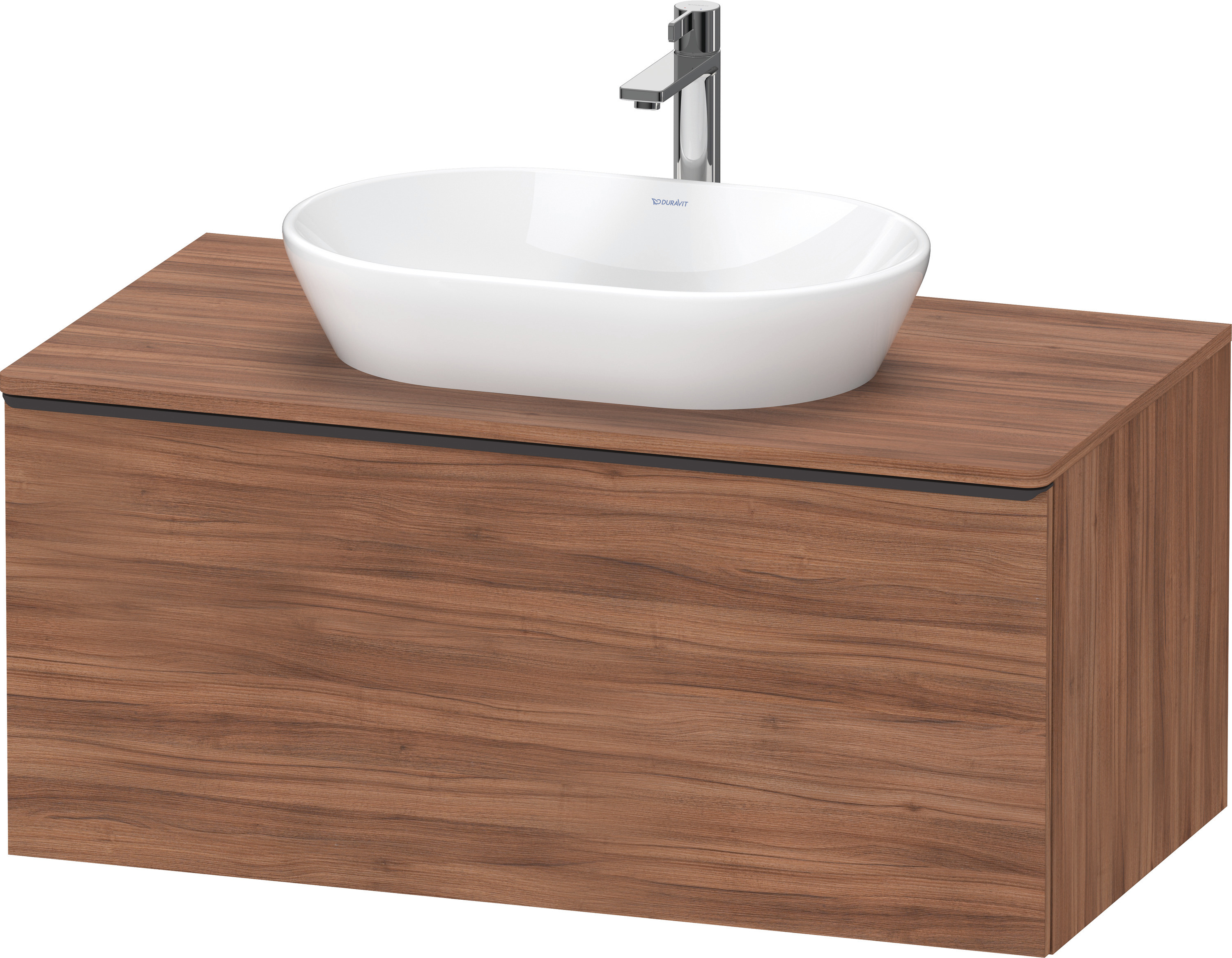 Duravit D-Neo,Kons-WTU,Ausz:1,Gr:Diam.Schwarz 1000x550x459mm,Wdh,Nussbaum Matt,Dekor