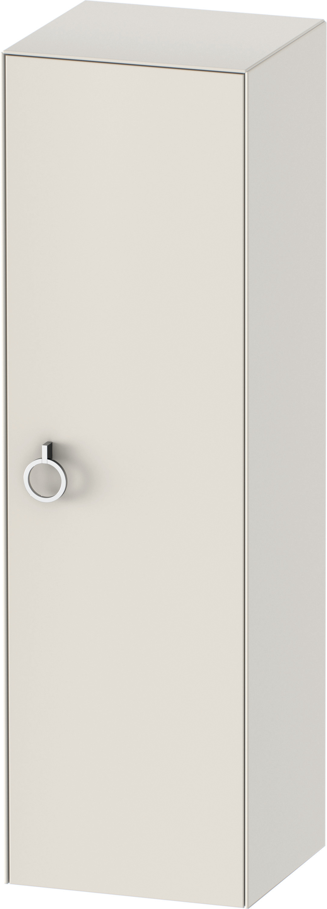 Duravit Halbhochschrank White Tulip,m.Griff TA r.,1320x400x360,Nordic Weiß Sdm.