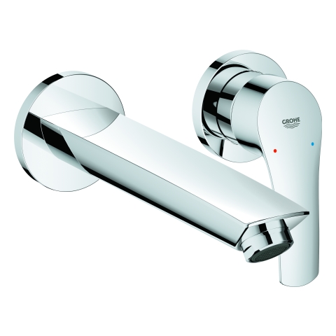 GROHE 2-Loch-WT-Wandbatterie Eurosmart 29338_3 FMS für 23571 Ausl. 209mm chrom