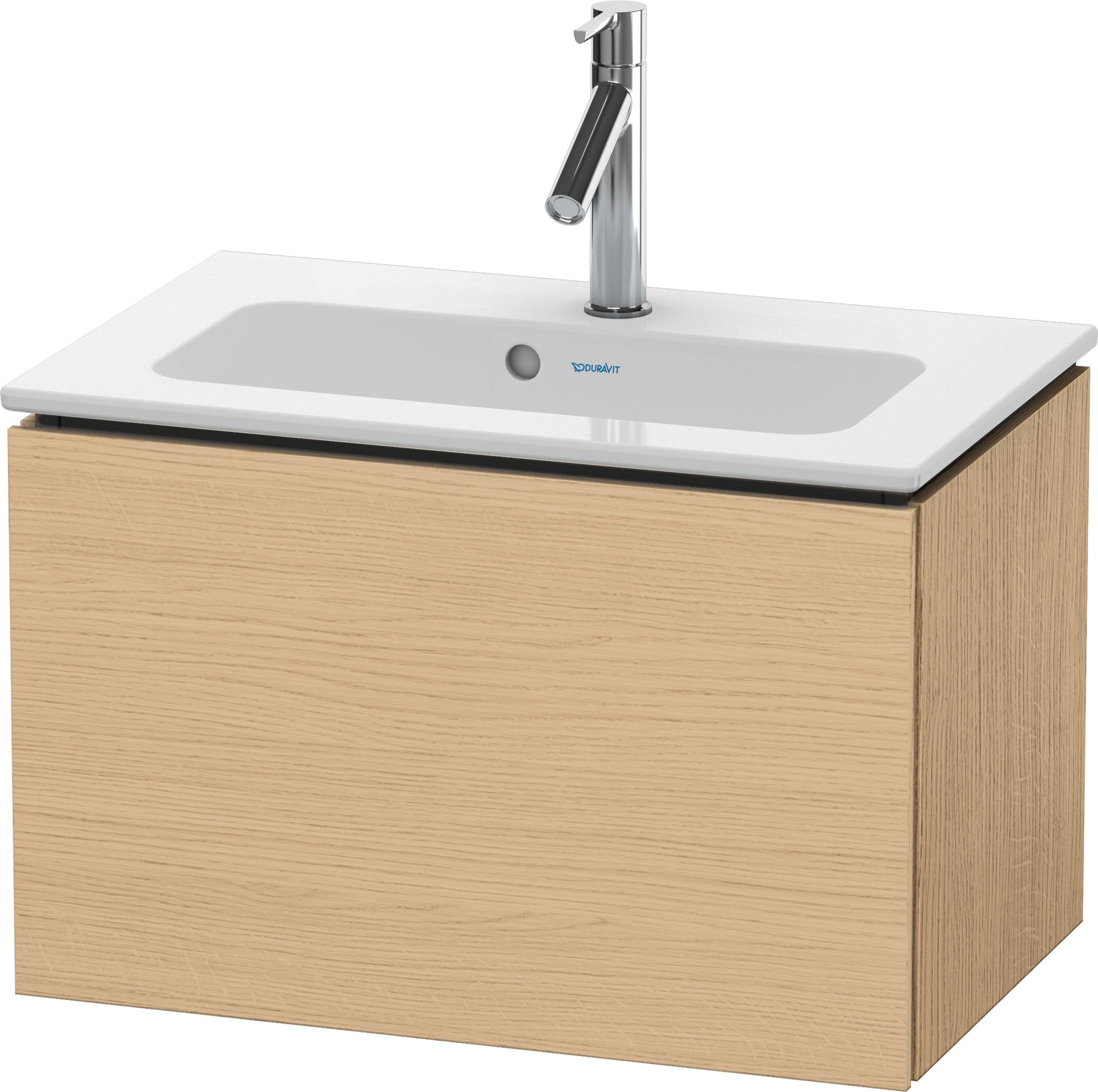 Duravit WTU Compact L-Cube 400x620x391mm 1 Auszug, Eiche Natur