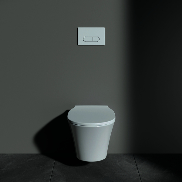 IS Wand-T-WC-Kombipaket Connect Air, AQUABLADE,mit Softclosing,365x540mm,Weiß