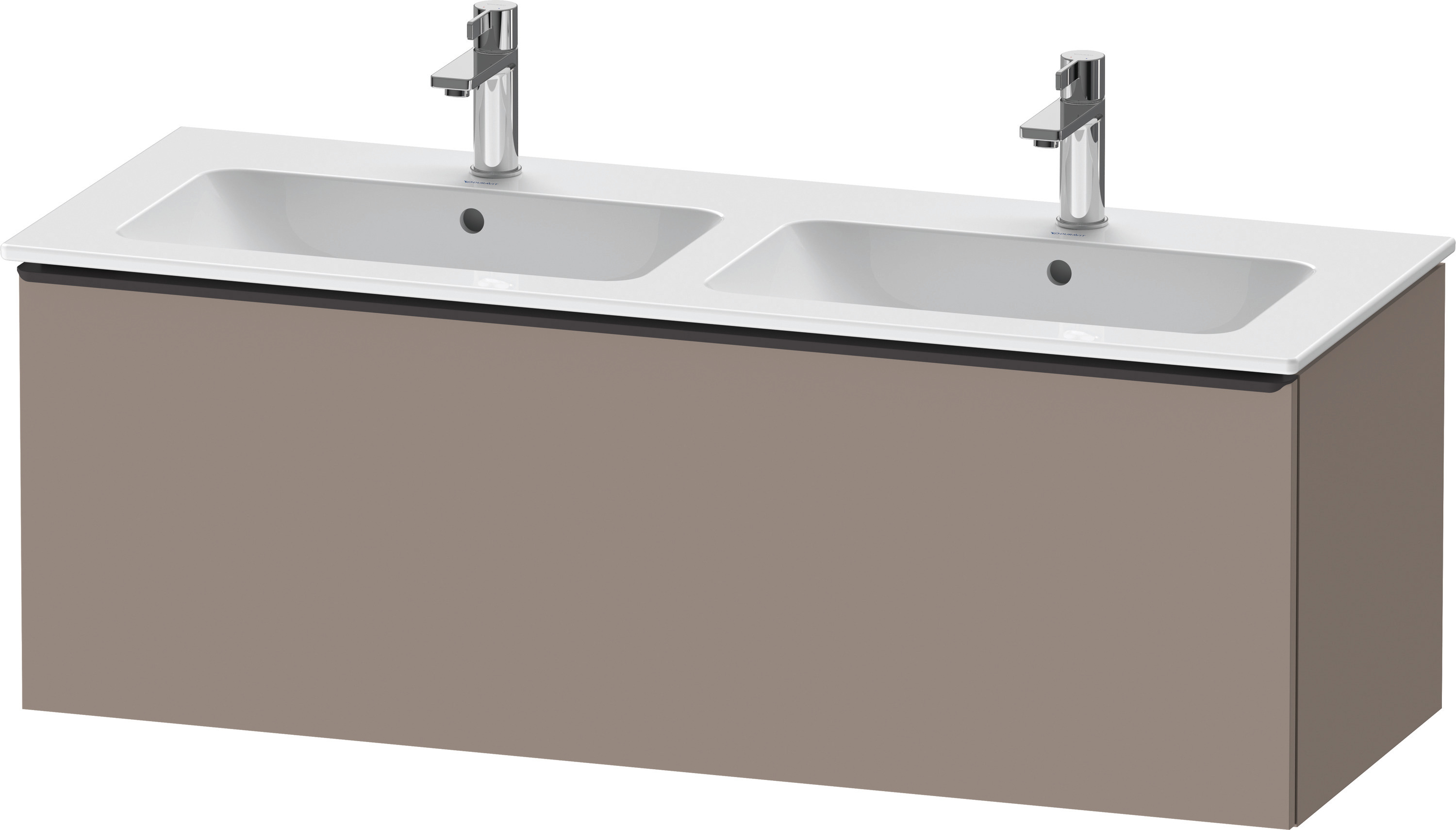 Duravit D-Neo WTU,Wdh,Ausz:1,Gr:Diamant Schw. 1280x462x440mm,Basalt Matt, Dekor