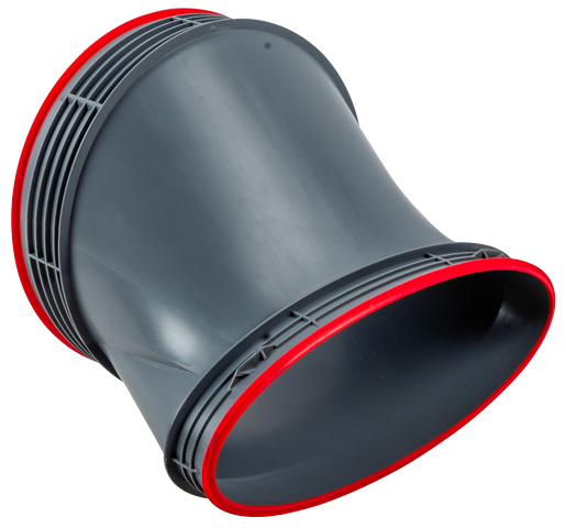 Wolf ISO-Rohrsystem Anschluss D-Box mini oval