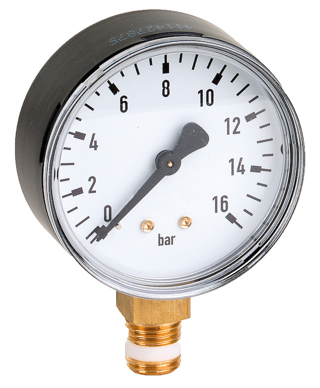 Resideo Manometer M78M zu Filter F78TS, R 1/4, Teilung 0-16bar Resideo Manometer M78M zu Filter F78TS, R 1/4, Teilung 0-16bar
