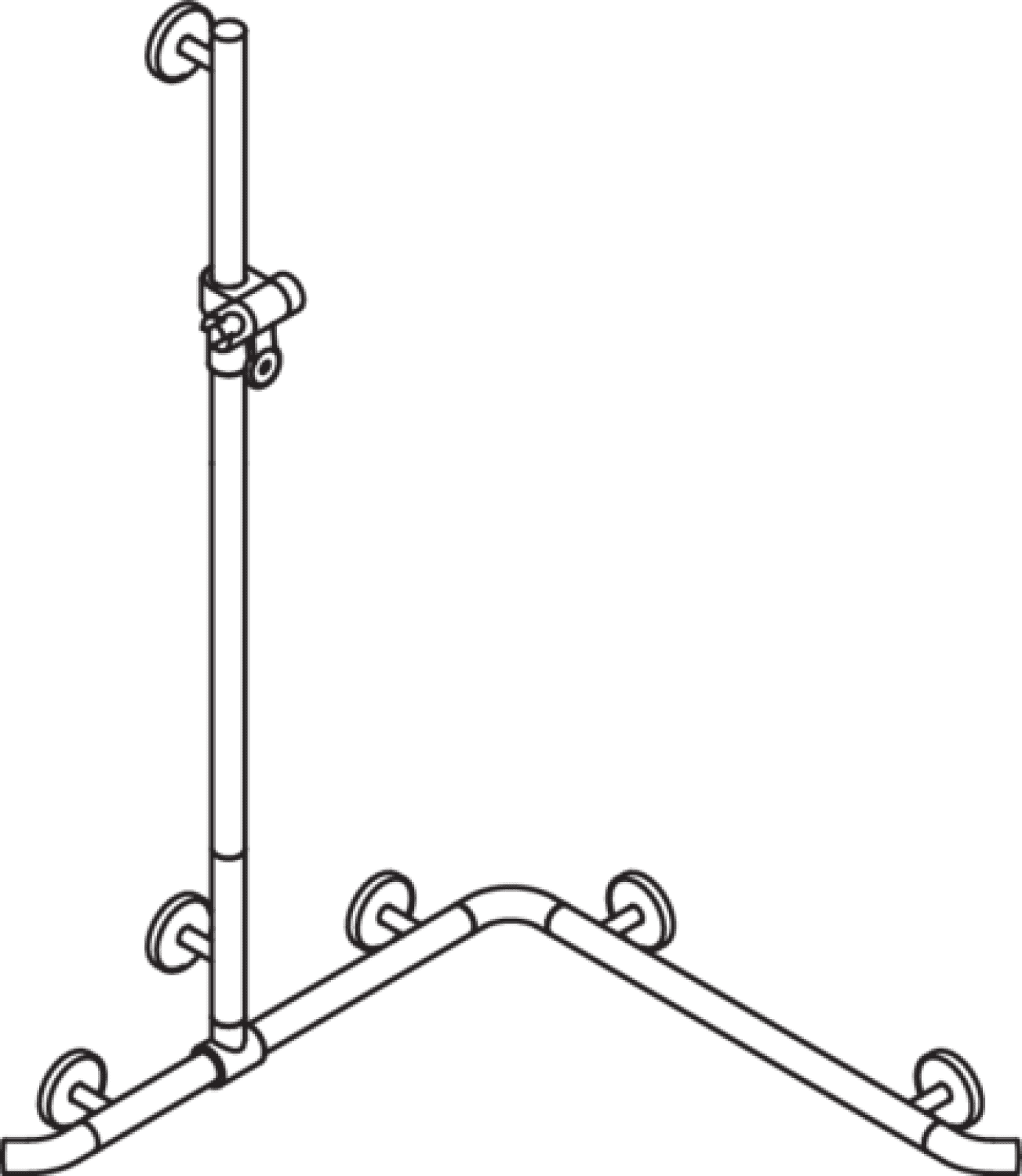 HEWI DUHA m.Br.H.St., AM1:1250 W1/2:762, Br.H. in 92, Kst., chromoptisch besch.